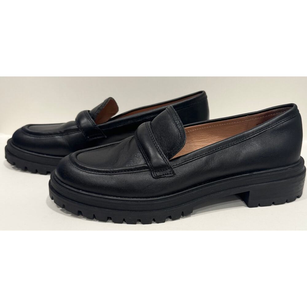 MADEWELL The Bradley Lugsole Loafer Genuine Leather Platform Size 9 (NG674) - Picture 2 of 7